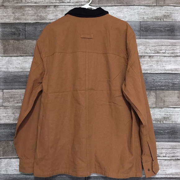 Altamont Chore Jacket Men’s XL Brown Full Zip Corduroy Collar Pockets Cotton. - Picture 5 of 13